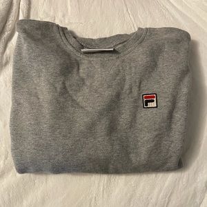 Grey Fila Crewneck